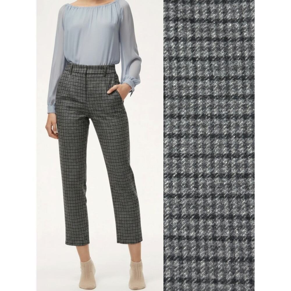 WILFRED Aritzia Jallade High Waisted Cashmere Wool Blend Pant Sz 2 Gray